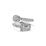 Baguette And Pear Diamond Ring