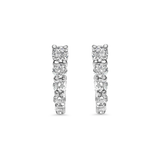Large Graduated Diamond Earrings