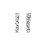 Medium Graduated Diamond Earrings