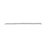 Mini Flat Diamond Curb Link Bracelet
