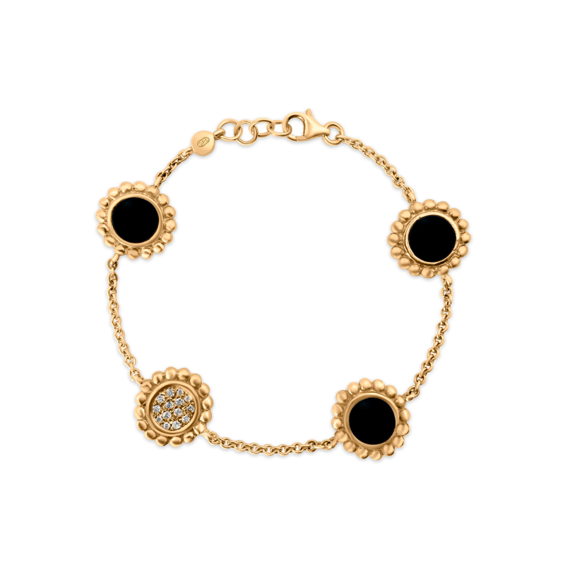 Onyx Bubble Bracelet