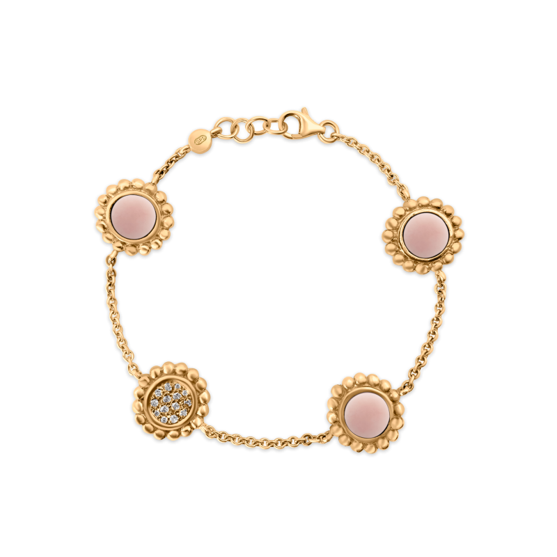Pink Opal Bubble Bracelet