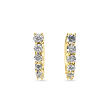 Small Graduated Diamond Earrings