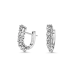 Small Graduated Diamond Earrings