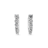 Small Graduated Diamond Earrings