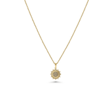 Sunburst Diamond Pendant 10mm