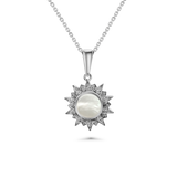 Pendentif en nacre Sunburst 10 mm 
